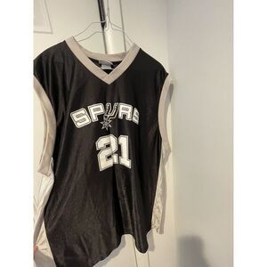 Vintage San Antonio Spurs Duncan #21‎ Basketball Jersey Size Mens 2XL NBA tag